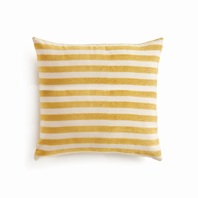 Striped Indoor/Outdoor Reversible Throw Pillow