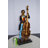 Musician Playing His Cello Bronze Statue -  Size: 8"L x 10"W x 23"H.
