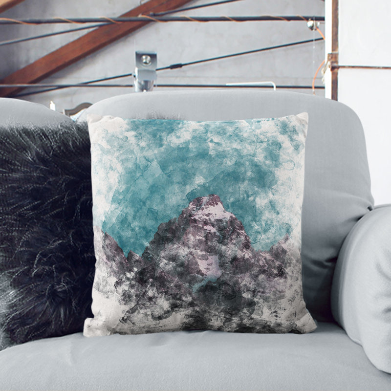 Square Throw Cushion, White, 55cm H x 55cm W x 20cm D