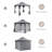 Yardgrace 10'X10' Soft-top Double-Roofed Steel Patio Gazebo-122447115