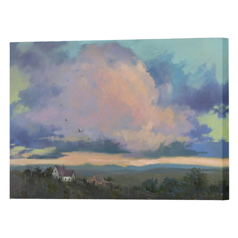 «Still Of The Evening», reproduction d'art sur toile tendue, H 20 po x l 30 po