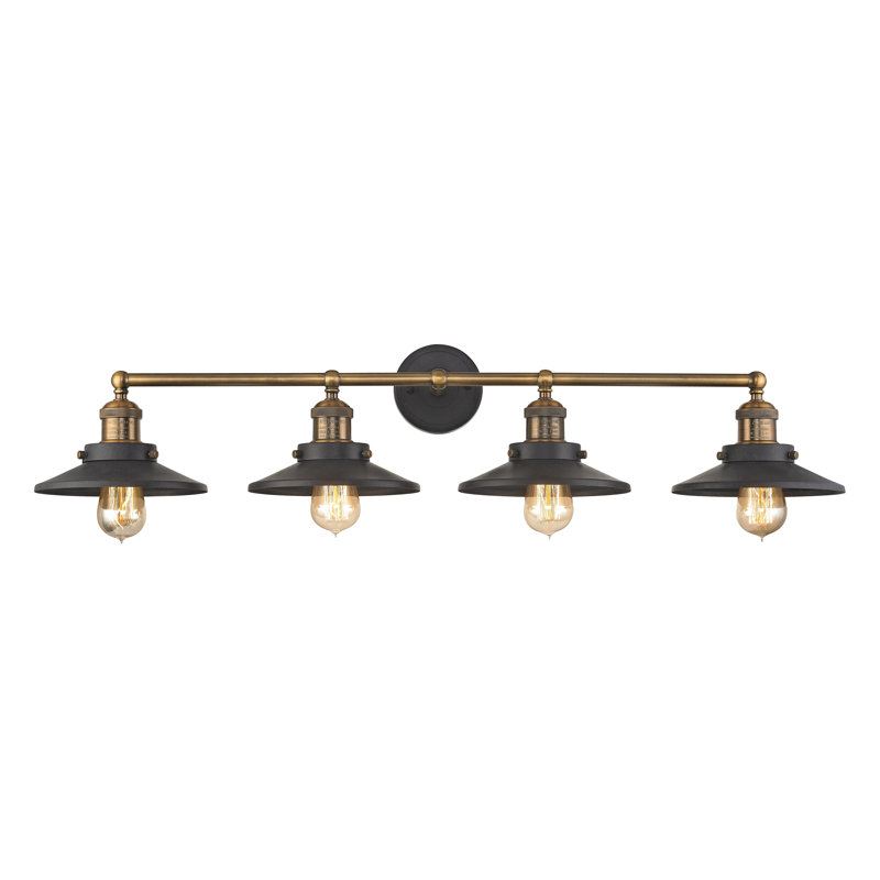 Andonia 4 - Light Dimmable Vanity Light, Antique Brass