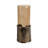  Maputo Medium Candle Holder Glass, Brown-1001270330
