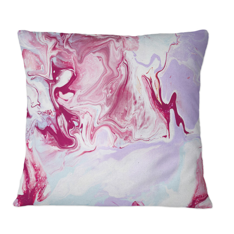 Coussin Fuchia, 16 po x 16 po