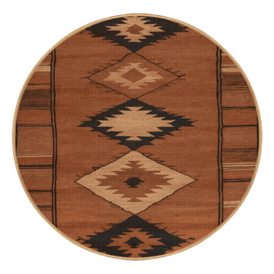 Tapis brun lavable à la machine