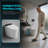 Rear Outlet Smart Toilet, Auto Open/Close, Foot Sensor, Siphonic Jet Flush