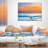 Orange Sunset Panorama - Landscape Printed Throw Pillow
