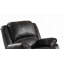 Fauteuil inclinable en cuir synthétique noir Zuriel-60031643