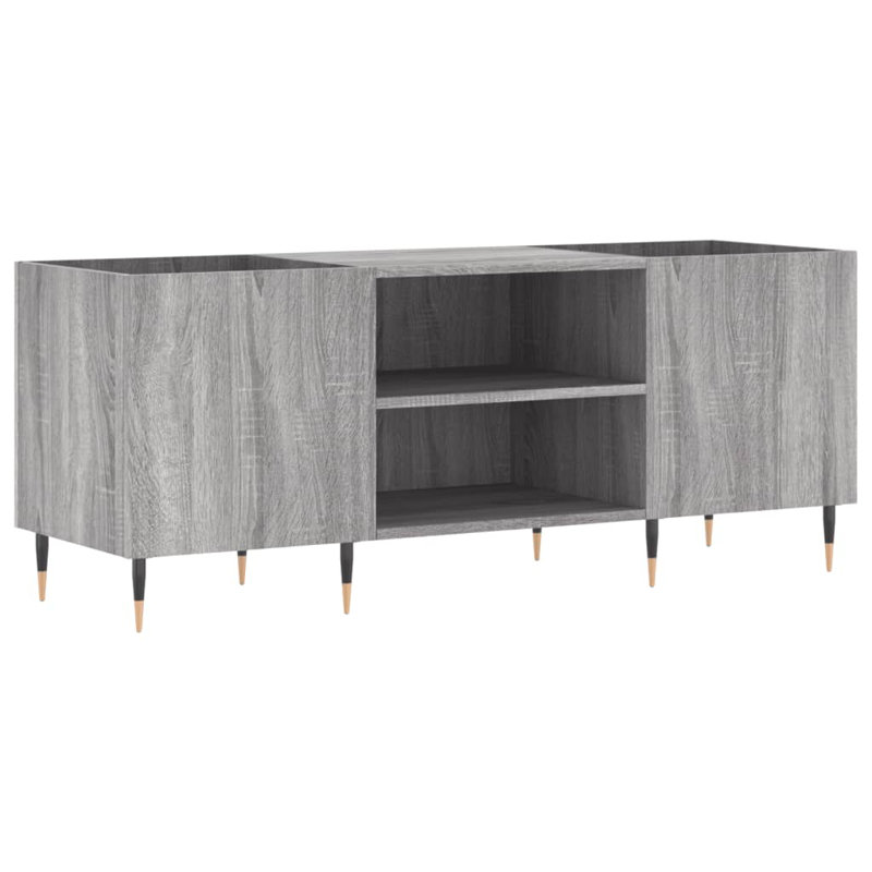 48cm H Media Cabinet, Grey Sonoma
