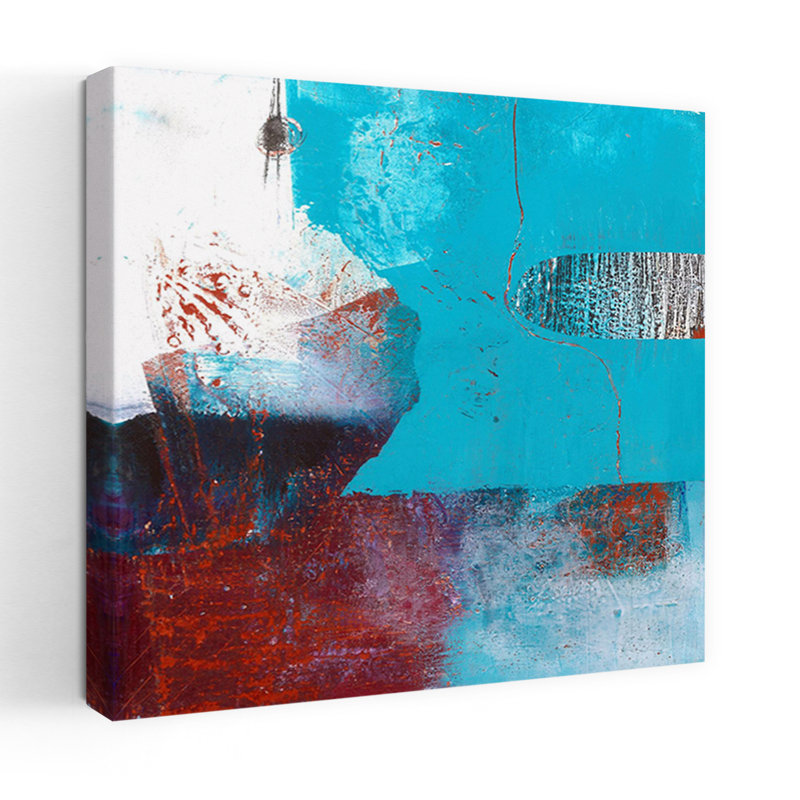 Vibations masquées, art contemporain abstrait, H 32 po x l 32 po