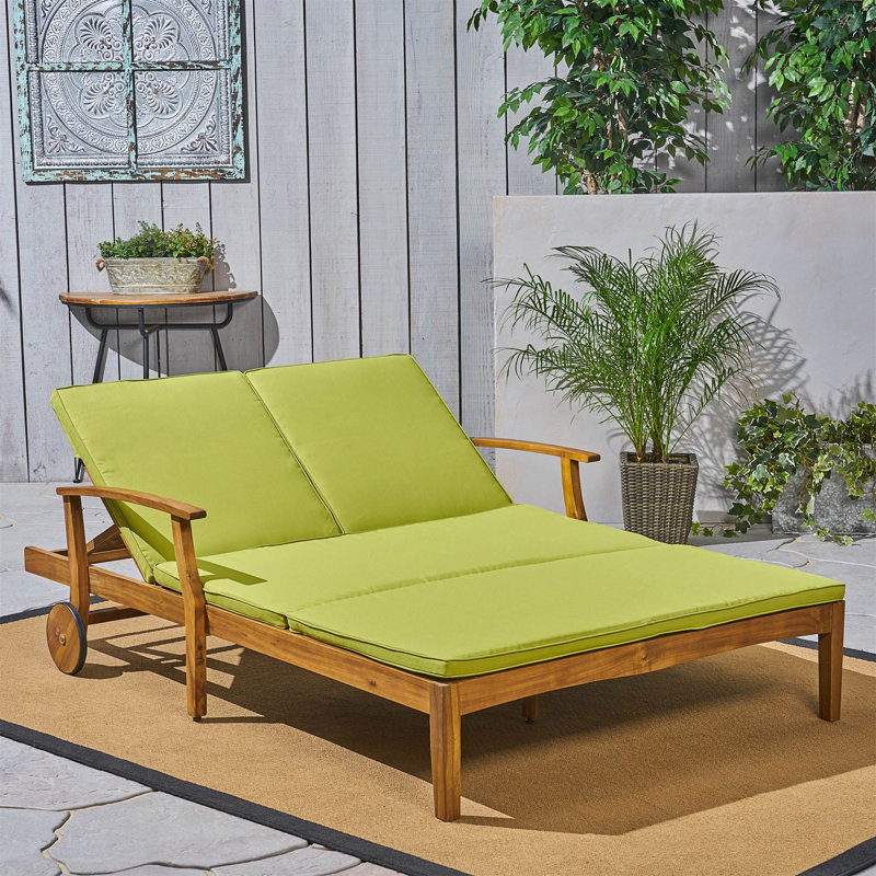 DOUBLE CHAISE LONGE, Vert