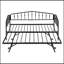 Lit gigogne Amare en métal pour lit simple avec lit gigogne réglable pour lit simple-1146002739