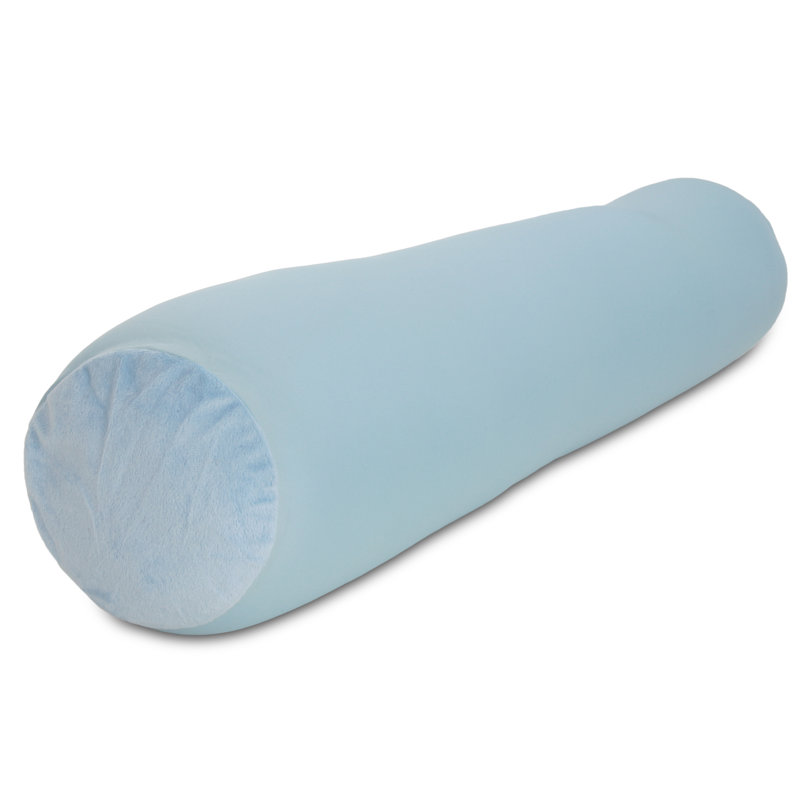 Mooshi Squishy Microbead Body Pillow Cover, Light Blue