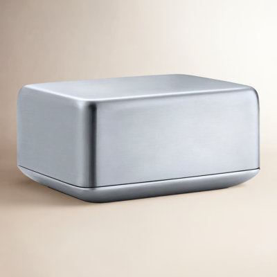 blomus Basic Stainless Steel Butter Dish