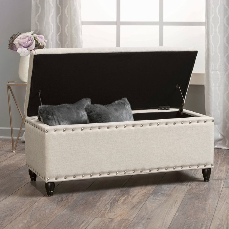 STORAGE OTTOMAN, Wheat