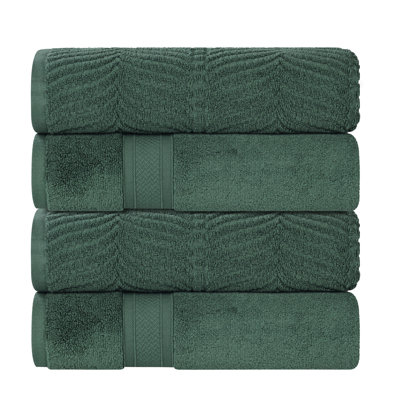 Ensemble de serviettes de bain en coton à jacquard Amaretto