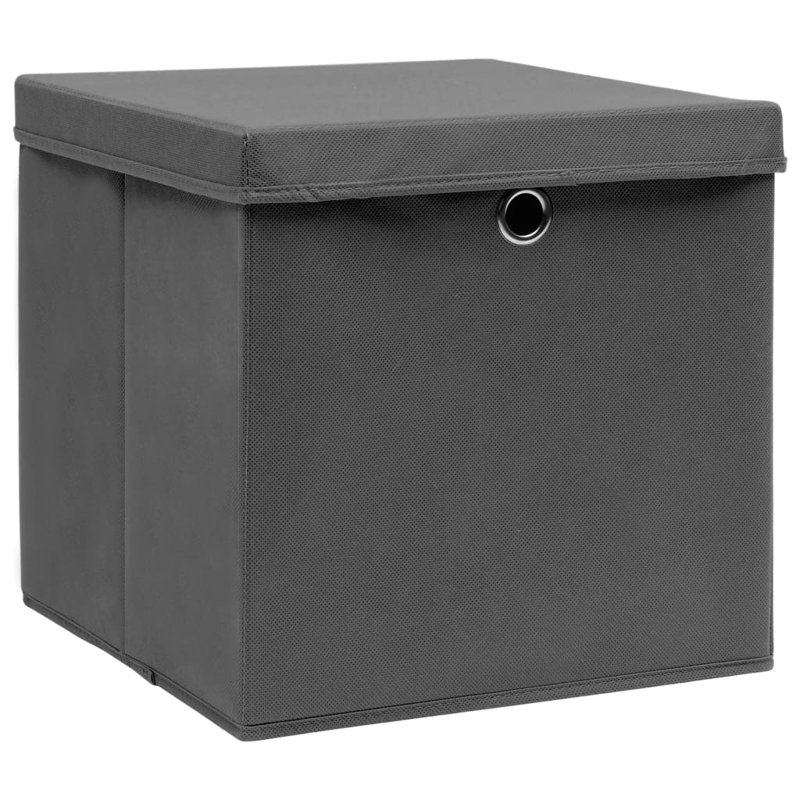 Rebrilliant Fabric Bin, Grey