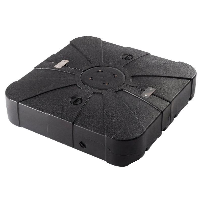 Base de parasol autoportante à roulettes en PEHD 360 LBS