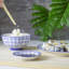 Nicola Spring - Hand-Printed Rice Bowl - Navy