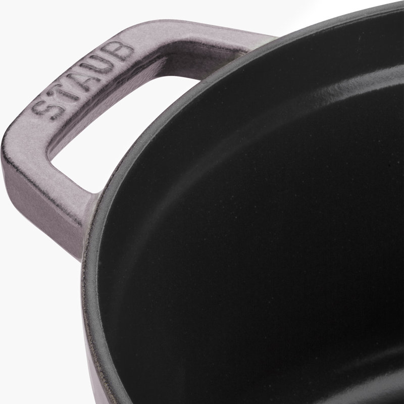 La Cocotte Cast Iron Round Cocotte, Cherry Blossom, 7 quarts