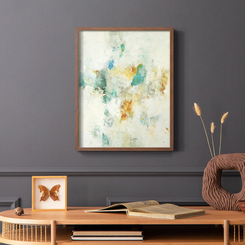 Let's Dance Framed Print - Solid Wood, 20" H x 16" W, Brown