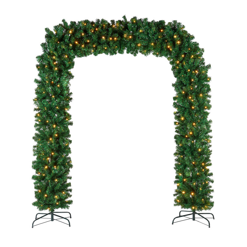 210cm Lighted Faux Garland with Lights
