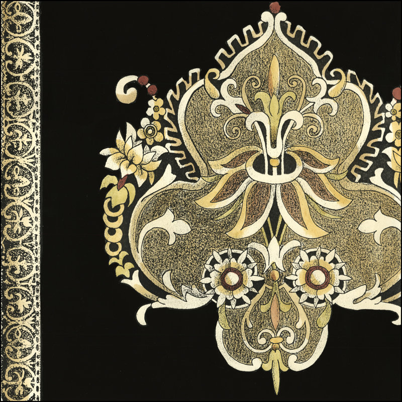Small Regal Adornments I (P) by Chariklia Zarris - Wrapped Canvas Art Prints, 30cm H x 30cm W x 3.8cm D