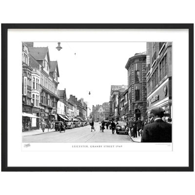 Leicester, Granby Street 1949 - Single Picture Frame Print
