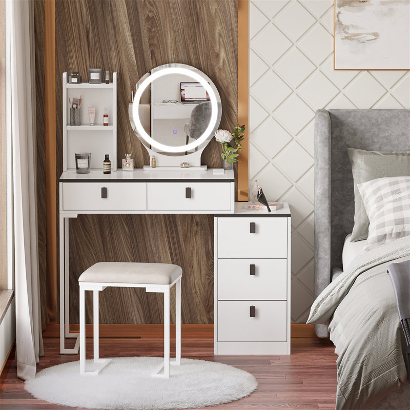 Daesy Dressing Table with Mirror