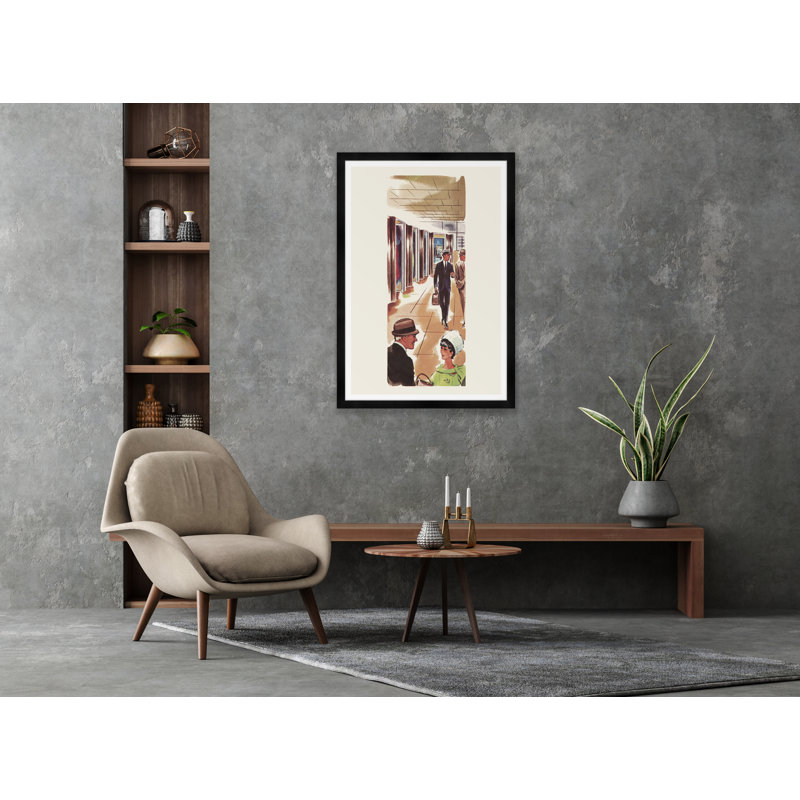 Hallway Conversation Print