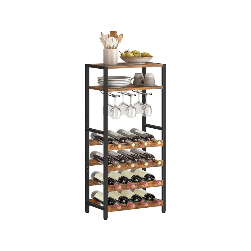 Wine Bottle & Glass Rack