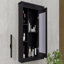Armoire de rangement murale 35 po x 28 po, armoire à pharmacie, armoire murale moderne avec miroir, armoire à miroir avec 6 tablettes ouvertes (meuble-lavabo non inclus)-1475564024