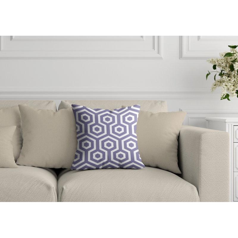 Housse et insert de coussin décoratif extérieur Hilton, H 17 po x l 17 po, Iris