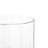 Perry And Grey Glass Ribbed Candle Holder With Elevated Base