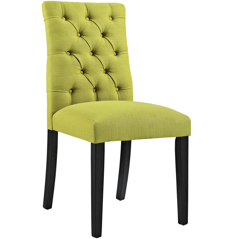 Modway Copper Grove Trilj Vinyl Dining Chair, Wheatgrass