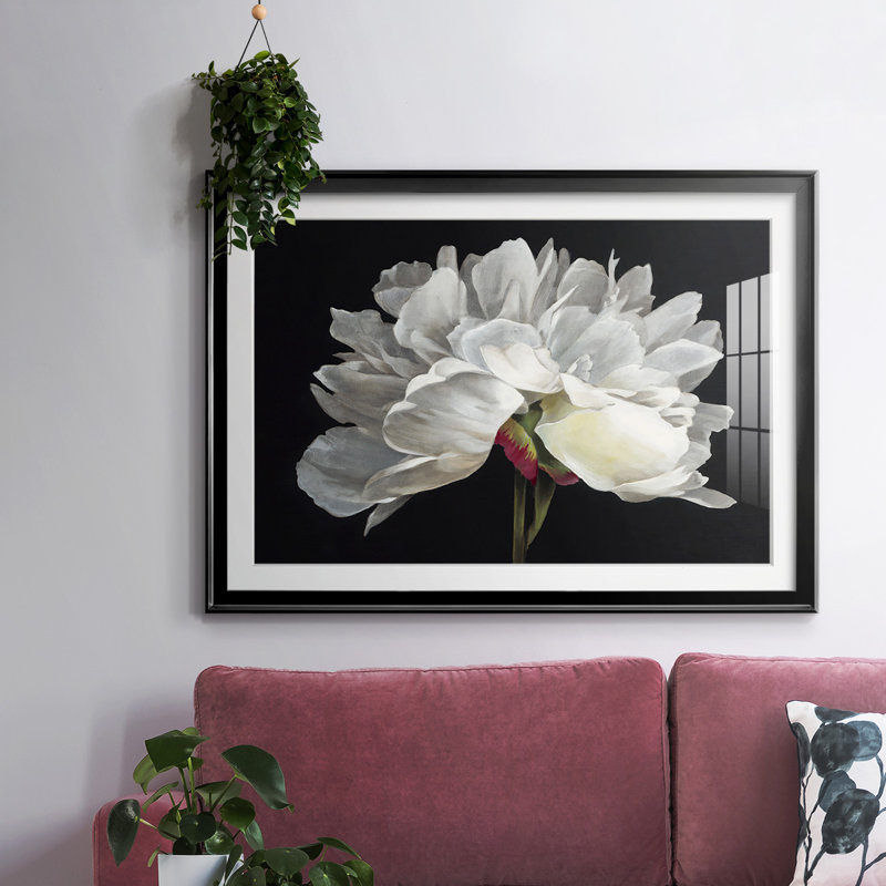 «Morning Light», impression sur papier encadrée, H 30 po x l 44 po x P 1,5 po, Noir
