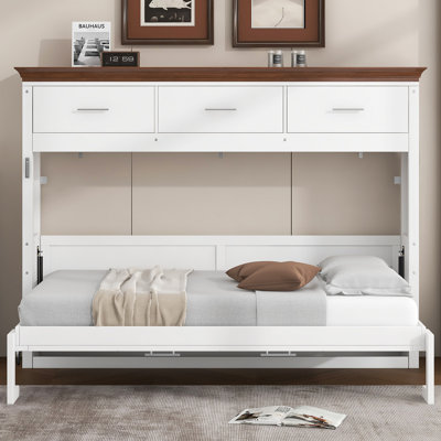 Lit escamotable simple avec 3 tiroirs