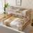 Twin XL Over Queen Bunk Bed With Integrated Shelving-123985981