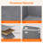 Fabric Storage Boxes 6 Pcs, Stackable Storage Bins With Clear Lids, Foldable Oxford Cloth Cube Closet Organizer Baskets, Clothes Containers For Towels, Blankets, Books, Light Grey-medium-1387738231