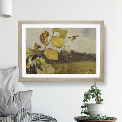 Jay Birds by Bruno Liljefors - Picture Frame Painting