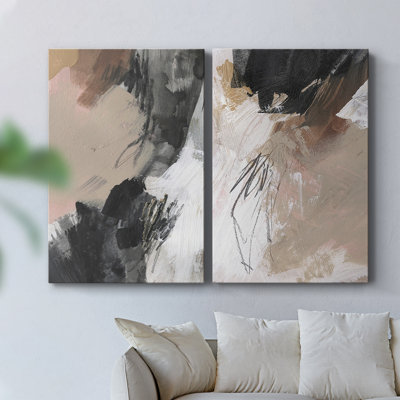 Unbleached Neutrals V-Premium Gallery Wrapped Canvas -Ready to Hang