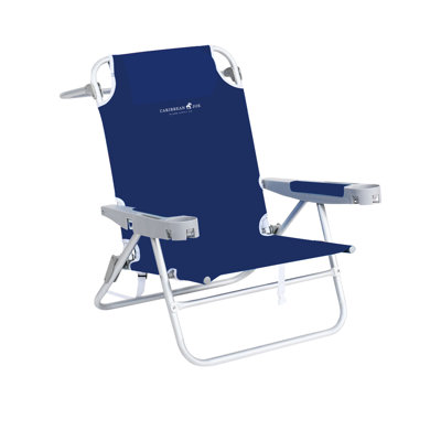DELUXE ARM REST 5-POSITION BEACH CHAIR