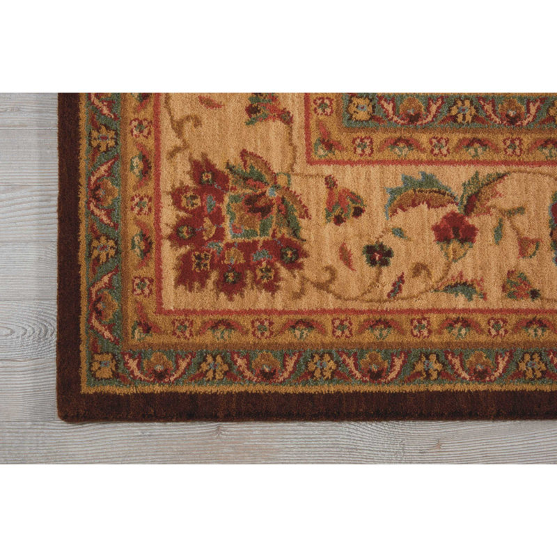 Crownover Wool Oriental Indoor Rug, Rectangle 7'6" x 9'6"