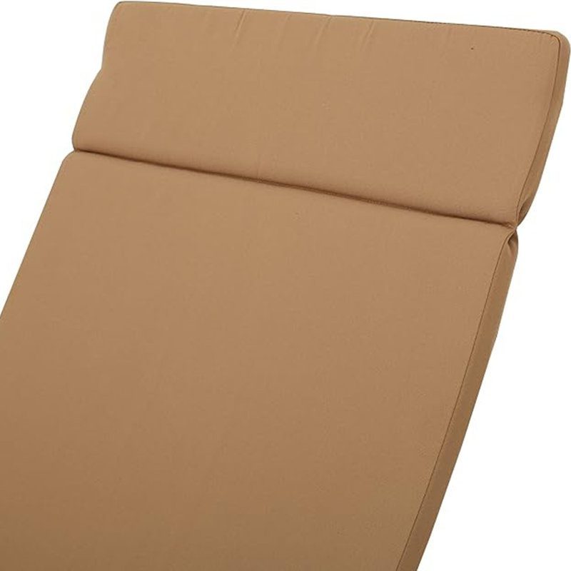 Coussin pour chaise longue d'extérieur (sans chaise longue), Caramel
