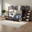 Lits peu encombrants avec rangement, lit simple en bois massif, maison familiale moderne