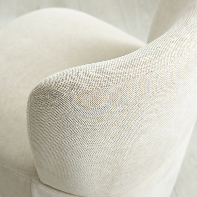 Upholstered Accent Chair, Beige