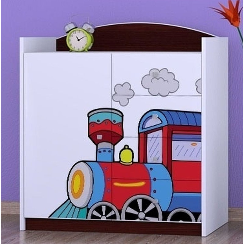 Niemann Kids 4 - Drawer Combo Dresser, Dark Brown