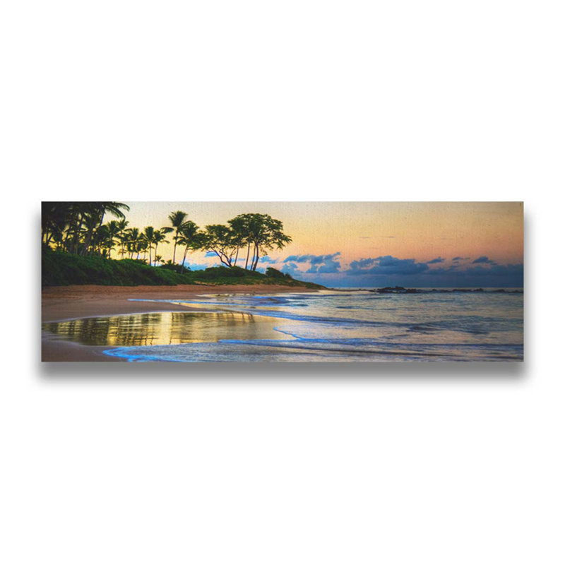 Maui Sunrise par Kelly Wade. Estampe numérique, H 20 po x l 60 po x P 1,5 po, Toile tendue