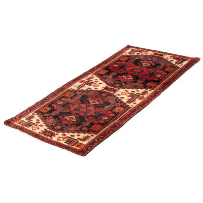 Tapis noir Konya Anatolian 3 pi 5 po x 6 pi 11 po