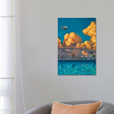 Stopover by Ross Jones - Wrapped Canvas Print
